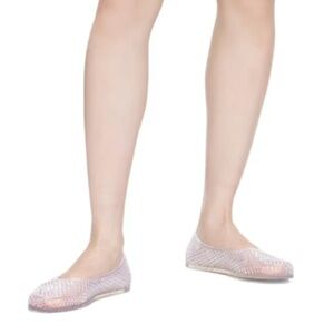 ANCIENT GREEK SANDALS Transparent Iro Ballerina Flats